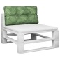 vidaXL Palettenkissen Blattmuster 70x40x12 cm Stoff vidaXL Palettenkissen Blattmuster 70x40x12 cm Stoff