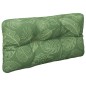 vidaXL Palettenkissen Blattmuster 70x40x12 cm Stoff vidaXL Palettenkissen Blattmuster 70x40x12 cm Stoff