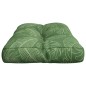 vidaXL Palettenkissen Blattmuster 70x40x12 cm Stoff vidaXL Palettenkissen Blattmuster 70x40x12 cm Stoff