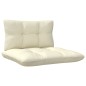 vidaXL 4-tlg. Garten-Lounge-Set mit Creme Kissen Kiefernholz vidaXL 4-tlg. Garten-Lounge-Set mit Creme Kissen Kiefernholz