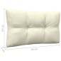 vidaXL 4-tlg. Garten-Lounge-Set mit Creme Kissen Kiefernholz vidaXL 4-tlg. Garten-Lounge-Set mit Creme Kissen Kiefernholz