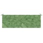 Gartenbank-Auflage Blattmuster 150x50x3 cm Oxford-Gewebe Gartenbank-Auflage Blattmuster 150x50x3 cm Oxford-Gewebe