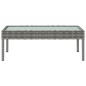 vidaXL 16-tlg. Garten-Lounge-Set mit Auflagen Poly Rattan Grau vidaXL 16-tlg. Garten-Lounge-Set mit Auflagen Poly Rattan Grau