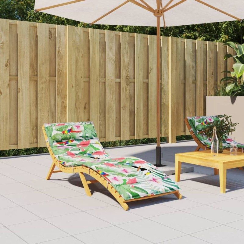 Sonnenliegen-Auflage Mehrfarbig 180x60x3 cm Oxford-Gewebe Sonnenliegen-Auflage Mehrfarbig 180x60x3 cm Oxford-Gewebe