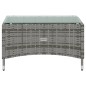 vidaXL 16-tlg. Garten-Lounge-Set mit Auflagen Poly Rattan Grau vidaXL 16-tlg. Garten-Lounge-Set mit Auflagen Poly Rattan Grau