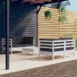 vidaXL 5-tlg. Garten-Lounge-Set mit Anthrazit Kissen Kiefernholz vidaXL 5-tlg. Garten-Lounge-Set mit Anthrazit Kissen Kiefernholz
