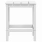 vidaXL Adirondack-Gartenstuhl mit Tisch HDPE Weiß vidaXL Adirondack-Gartenstuhl mit Tisch HDPE Weiß