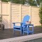 vidaXL Adirondack-Gartenstuhl mit Tisch HDPE Aquamarin vidaXL Adirondack-Gartenstuhl mit Tisch HDPE Aquamarin