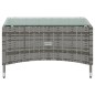 vidaXL 8-tlg. Garten-Lounge-Set mit Auflagen Poly Rattan Grau vidaXL 8-tlg. Garten-Lounge-Set mit Auflagen Poly Rattan Grau