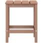 vidaXL Adirondack-Gartenstühle mit Hocker & Tisch HDPE Braun vidaXL Adirondack-Gartenstühle mit Hocker & Tisch HDPE Braun
