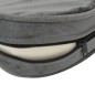 vidaXL Hundesofa Grau 48x48x32 cm Plüsch und Kunstleder vidaXL Hundesofa Grau 48x48x32 cm Plüsch und Kunstleder