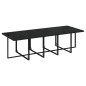 vidaXL 11-tlg. Garten-Essgruppe mit Kissen Poly Rattan Schwarz vidaXL 11-tlg. Garten-Essgruppe mit Kissen Poly Rattan Schwarz