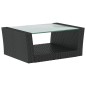 vidaXL 8-tlg. Garten-Lounge-Set mit Auflagen Poly Rattan Schwarz vidaXL 8-tlg. Garten-Lounge-Set mit Auflagen Poly Rattan Schwarz
