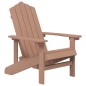 vidaXL Adirondack-Gartenstühle 2 Stk. HDPE Braun vidaXL Adirondack-Gartenstühle 2 Stk. HDPE Braun