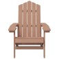 vidaXL Adirondack-Gartenstühle 2 Stk. HDPE Braun vidaXL Adirondack-Gartenstühle 2 Stk. HDPE Braun