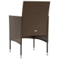 vidaXL 16-tlg. Garten-Lounge-Set mit Auflagen Poly Rattan Braun vidaXL 16-tlg. Garten-Lounge-Set mit Auflagen Poly Rattan Braun