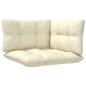 vidaXL 2-Sitzer-Gartensofa mit Creme Kissen Massivholz Kiefer vidaXL 2-Sitzer-Gartensofa mit Creme Kissen Massivholz Kiefer