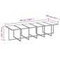 vidaXL 13-tlg. Garten-Essgruppe mit Kissen Poly Rattan Grau vidaXL 13-tlg. Garten-Essgruppe mit Kissen Poly Rattan Grau