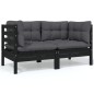 vidaXL 5-tlg. Garten-Lounge-Set mit Kissen Kiefer Massivholz vidaXL 5-tlg. Garten-Lounge-Set mit Kissen Kiefer Massivholz