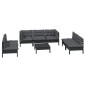 vidaXL 8-tlg. Garten-Lounge-Set mit Kissen Massivholz Kiefer vidaXL 8-tlg. Garten-Lounge-Set mit Kissen Massivholz Kiefer