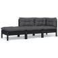 vidaXL 8-tlg. Garten-Lounge-Set mit Kissen Massivholz Kiefer vidaXL 8-tlg. Garten-Lounge-Set mit Kissen Massivholz Kiefer