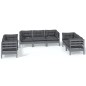 vidaXL 7-tlg. Garten-Lounge-Set mit Kissen Kiefer Massivholz vidaXL 7-tlg. Garten-Lounge-Set mit Kissen Kiefer Massivholz