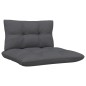 vidaXL 4-Sitzer-Gartensofa mit Anthrazit Kissen Massivholz Kiefer vidaXL 4-Sitzer-Gartensofa mit Anthrazit Kissen Massivholz Kiefer