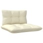 vidaXL 2-Sitzer-Gartensofa mit Creme Kissen Massivholz Kiefer vidaXL 2-Sitzer-Gartensofa mit Creme Kissen Massivholz Kiefer