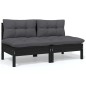 vidaXL 6-tlg. Garten-Lounge-Set mit Kissen Massivholz Kiefer vidaXL 6-tlg. Garten-Lounge-Set mit Kissen Massivholz Kiefer