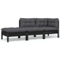 vidaXL 6-tlg. Garten-Lounge-Set mit Kissen Massivholz Kiefer vidaXL 6-tlg. Garten-Lounge-Set mit Kissen Massivholz Kiefer