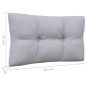 vidaXL 3-Sitzer-Gartensofa mit Grauen Kissen Massivholz Kiefer vidaXL 3-Sitzer-Gartensofa mit Grauen Kissen Massivholz Kiefer