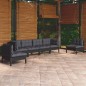 vidaXL 6-tlg. Garten-Lounge-Set mit Kissen Kiefer Massivholz vidaXL 6-tlg. Garten-Lounge-Set mit Kissen Kiefer Massivholz