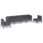 vidaXL 6-tlg. Garten-Lounge-Set mit Kissen Kiefer Massivholz vidaXL 6-tlg. Garten-Lounge-Set mit Kissen Kiefer Massivholz