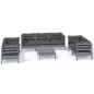 vidaXL 8-tlg. Garten-Lounge-Set mit Kissen Kiefer Massivholz vidaXL 8-tlg. Garten-Lounge-Set mit Kissen Kiefer Massivholz