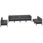 vidaXL 8-tlg. Garten-Lounge-Set mit Kissen Massivholz Kiefer vidaXL 8-tlg. Garten-Lounge-Set mit Kissen Massivholz Kiefer