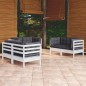 vidaXL 6-tlg. Garten-Lounge-Set mit Kissen Massivholz Kiefer vidaXL 6-tlg. Garten-Lounge-Set mit Kissen Massivholz Kiefer
