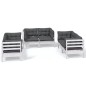 vidaXL 6-tlg. Garten-Lounge-Set mit Kissen Massivholz Kiefer vidaXL 6-tlg. Garten-Lounge-Set mit Kissen Massivholz Kiefer