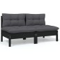 vidaXL 6-tlg. Garten-Lounge-Set mit Kissen Kiefer Massivholz vidaXL 6-tlg. Garten-Lounge-Set mit Kissen Kiefer Massivholz