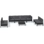 vidaXL 9-tlg. Garten-Lounge-Set mit Kissen Massivholz Kiefer vidaXL 9-tlg. Garten-Lounge-Set mit Kissen Massivholz Kiefer