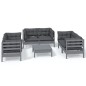 vidaXL 7-tlg. Garten-Lounge-Set mit Kissen Kiefer Massivholz vidaXL 7-tlg. Garten-Lounge-Set mit Kissen Kiefer Massivholz