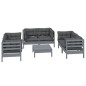 vidaXL 7-tlg. Garten-Lounge-Set mit Kissen Kiefer Massivholz vidaXL 7-tlg. Garten-Lounge-Set mit Kissen Kiefer Massivholz
