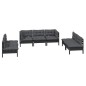 vidaXL 7-tlg. Garten-Lounge-Set mit Kissen Massivholz Kiefer vidaXL 7-tlg. Garten-Lounge-Set mit Kissen Massivholz Kiefer