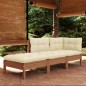 vidaXL 3-tlg. Garten-Lounge-Set mit Kissen Kiefer Massivholz vidaXL 3-tlg. Garten-Lounge-Set mit Kissen Kiefer Massivholz