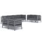 vidaXL 8-tlg. Garten-Lounge-Set mit Kissen Kiefer Massivholz vidaXL 8-tlg. Garten-Lounge-Set mit Kissen Kiefer Massivholz