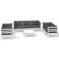 vidaXL 8-tlg. Garten-Lounge-Set mit Kissen Kiefer Massivholz vidaXL 8-tlg. Garten-Lounge-Set mit Kissen Kiefer Massivholz