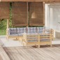 vidaXL 8-tlg. Garten-Lounge-Set mit Grauen Kissen Kiefer Massivholz vidaXL 8-tlg. Garten-Lounge-Set mit Grauen Kissen Kiefer Massivholz