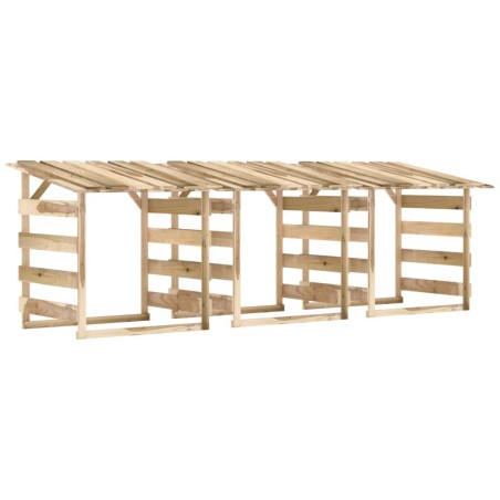 vidaXL Pergolen mit Dach 3 Stk. 100x90x100 cm Kiefernholz Imprägniert