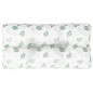 vidaXL Palettenkissen Blattmuster 70x40x12 cm Stoff vidaXL Palettenkissen Blattmuster 70x40x12 cm Stoff