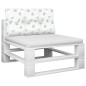 vidaXL Palettenkissen Blattmuster 70x40x12 cm Stoff vidaXL Palettenkissen Blattmuster 70x40x12 cm Stoff