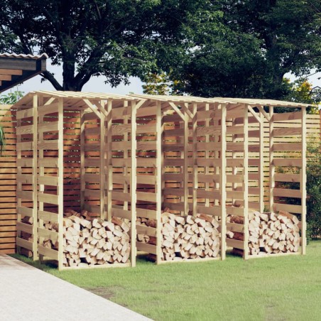 vidaXL Pergolen mit Dach 6 Stk. 100x90x200 cm Kiefernholz Imprägniert